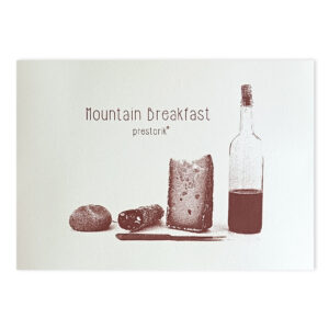 Stampa artistica Mountain Brekfast